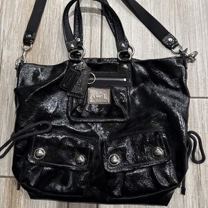 Coach Poppy Patent Leather Bag